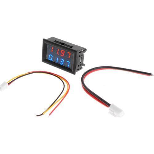 ANENG 0.28" Digital DC 200V 10A Voltmeter Ammeter 4 Digit 5 Wire Voltage Current Meter