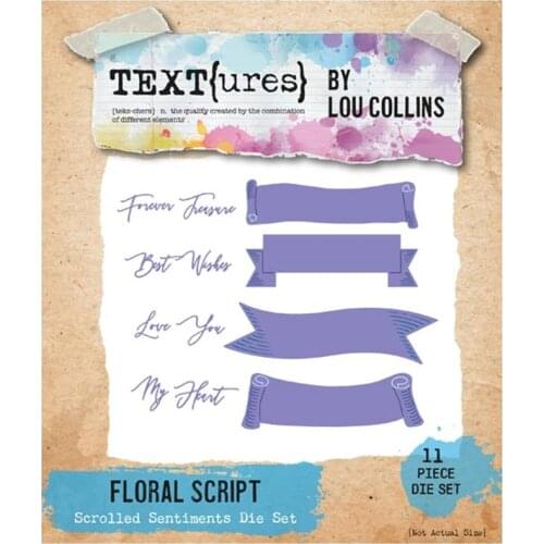 CH 2021 New Arrival SCROLLED SENTIMENTS SET Metal Cutting Dies Embossing Scrapbooking Stencil Craft Cut Die For DIY Card