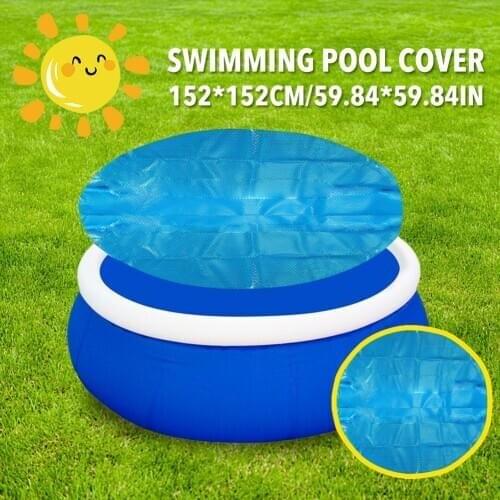 Hot Swimming Pool Cover Pool Round Solar Cover Waterproof Rainproof Dust Cover Tarpaulin For Family Garden Pools Accessories