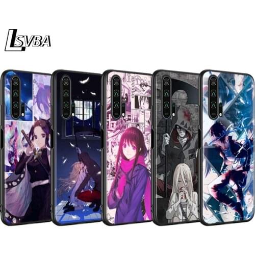 Black Cover For Huawei Honor V30 9X 8X 10i 10 9 Lite Shell Noragami Anime Girl for Honor 8 8S 8 7C 7A Pro Phone Case