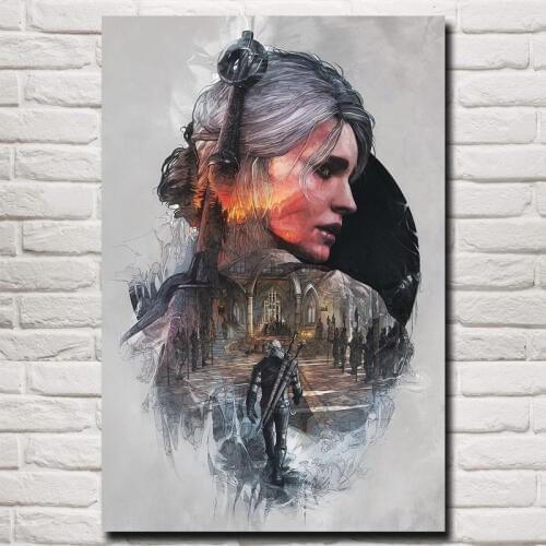 Game Hunt Picture Cirilla Fiona Art Canvas Poster Prints Home Wall Decor Painting