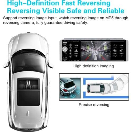 Mp5 Player Intelligent AI Voice Bluetooth-compatible Bidirectional Interconnection RDS AM FM 3USB Touch Car Radio Mirror Link