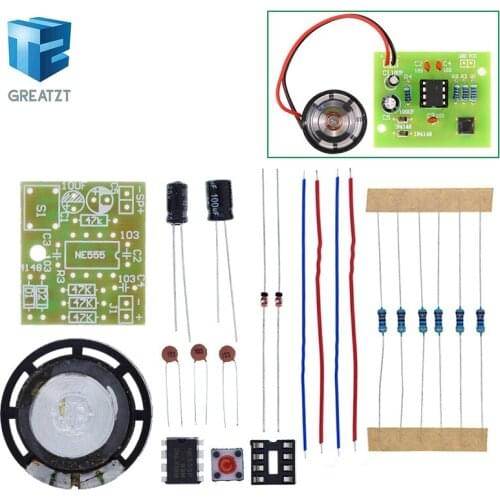 NE555 Doorbell Suite Electronic Production Doorbell Suite DIY Kit Ding dong doorbell PCB welding laboratory