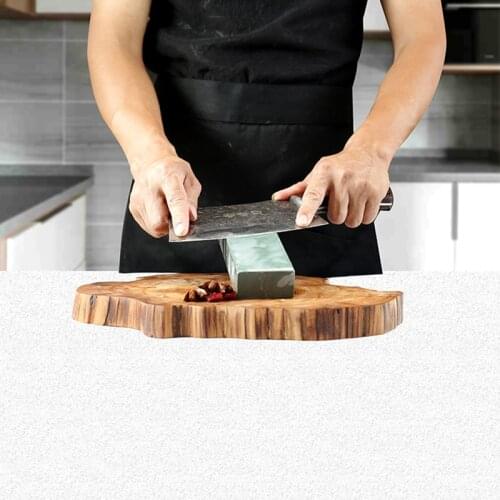 Natural whetstone household sharpener double-sided grinding superfine blue stone pulp 3000