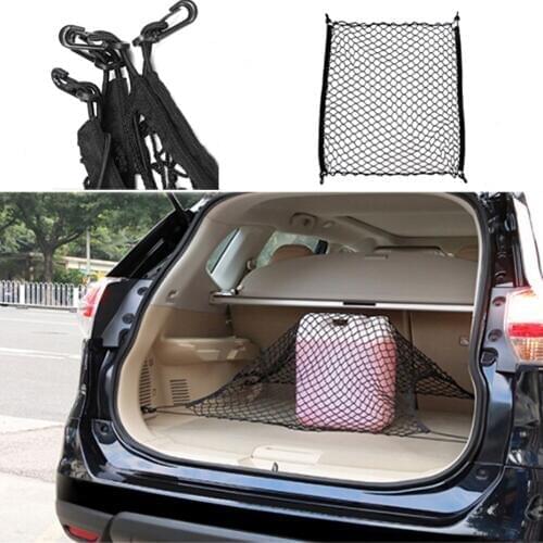 Nylon Car Rear Cargo Net Trunk Storage Organizer Net For Land Rover LR4 LR3 LR2 Range Rover Evoque Defender Discovery Freelander