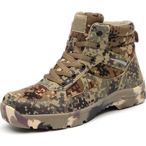 Autumn Winter Outdoor Waterproof Shock Absorption Plus Velvet Warm Cotton Shoes Men Women Light Hiking Camping Training Boots