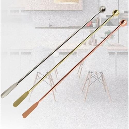 Stainless Steel Stirrer Cocktail Tool Reusable Swizzle Stick Bar Tool Restaurant Wine Accessories