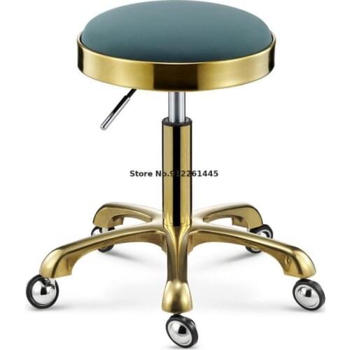 Hairdressing Chair Rotating Lifting Hair Salon Dedicated Work Stool Hair Cutting Stool Pulley Globe Stool