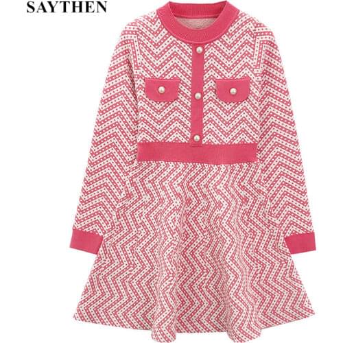 Модные платья-трапеции Saythen China At AliExpress