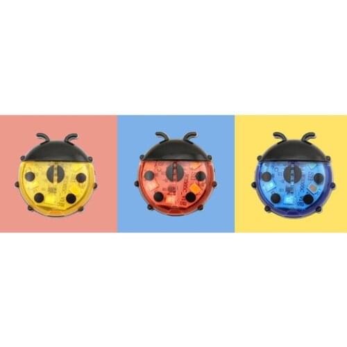 Creative Car Door Warning Lights Cute Ladybug Shape Flashing LED Car Door Open Safety Lamps Wireless Anti-collision Lights