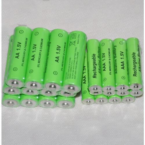 24-32PCS 1.5V AA rechargeable battery AAA alkaline cell 2000-3000mah for torch toys clock MP3 player replace Ni-Mh batteries