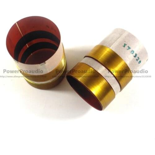 2x Pure aluminium Flat wire voice coil for JBL 265F-1 speaker, JBL EON 515,515XT,JBL PRX 525,535,615,635