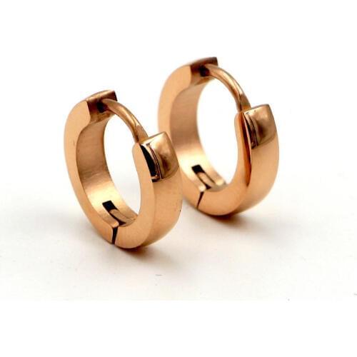 3mm Arc Opening Hoop Earrings Stainless Steel Jewelry Free Shipping