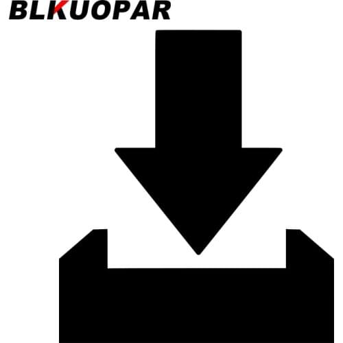 BLKUOPAR for Site Download Media Website Car Stickers Waterproof Scratch-Proof Decals Helmet Trunk Windows Decor Car Styling