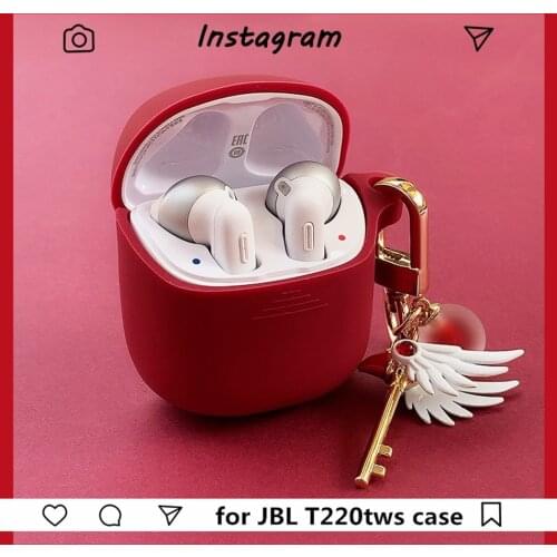For JBL Club Pro + Case luxury cute cartoon key chain Silicone Earphones Cover Anti-fall Case For JBL Club Pro plus case