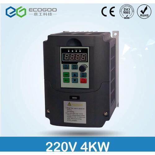 For Russian CE 220v 4kw 1 phase input and 220v 3 phase output frequency converter/ ac motor drive/ VSD/ VFD/ 50HZ Inverter