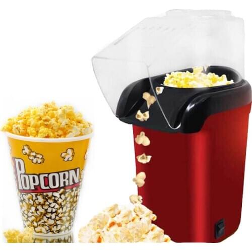Mini Household Eletric Popcorn Maker Silicone Popcorn Machine Hot Air Automatic Popper Snacks Gift For Kids Children