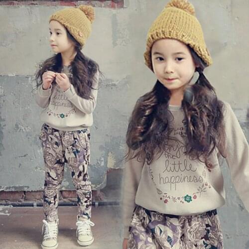 Girls Clothing Sets Autumn Winter Kids Long Sleeve Sweatshirts+Pants Suit Girl Outewear Children Clothes Set 5 7 8 9 10 12 Years