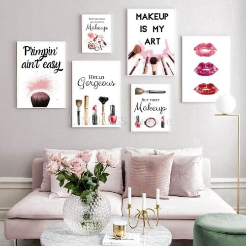 5D DIY Full Square Round Drill Diamond Painting Makeup Tool Pattern Diamond Mosaic Fashion Embroidery Cross Stitch Set Art Decor