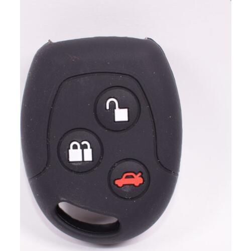 Fit For Ford Mondeo Fiesta Focus C-Max KA GALAXY 3 Buttons Remote Holder Silicone Car Fob Key Case Cover Shell Bag