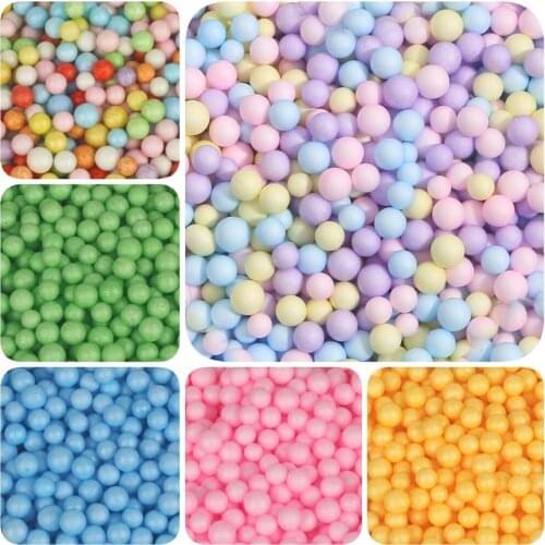 2-4mm/5-10mm Multi Color Polystyrene Styrofoam Filler Foam Balls Mini Beads Bubble Ball DIY Wedding Christmas Party Decoration
