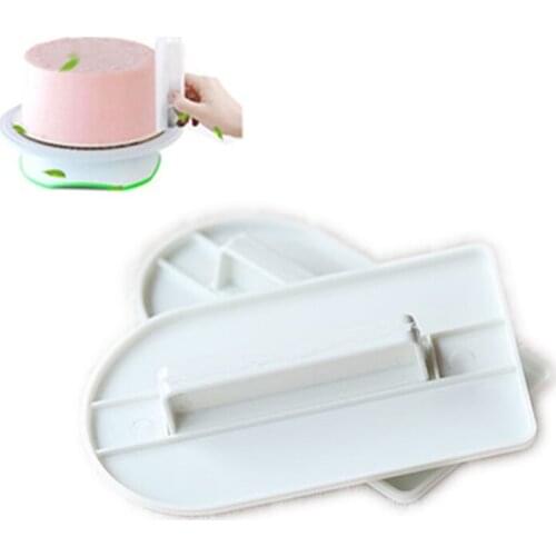 DIY Cake Scraper Cake Squeegee Cream Scraper Cake Decoration Baking Tool Trowel Foam Cake Spatula Tools Baking Basic Tools