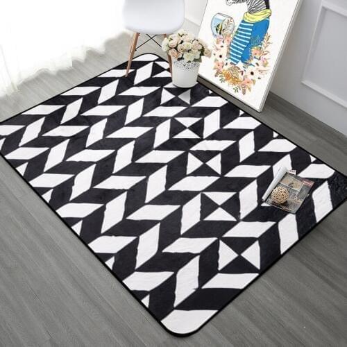 Modern Minimalist Nordic Geometric Arrow Carpet Living Room Coffee Table Bedroom Room Full Bedside Blanket Rectangle