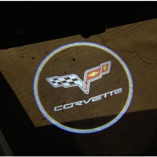 2PCS LED Car Door Welcome Light Logo Laser Wireless Shadow Lights for Chevrolet Chevy Corvette Camaro Aveo Cruze Malibu Captiva
