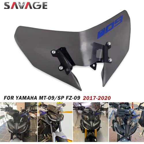 Windshield Windscreen For YAMAHA MT09/SP FZ09 2017 18 19 2020 Motorcycle Wind Deflectors MT-09SP MT-09 FZ-09 MT FZ 09 Pare-brise