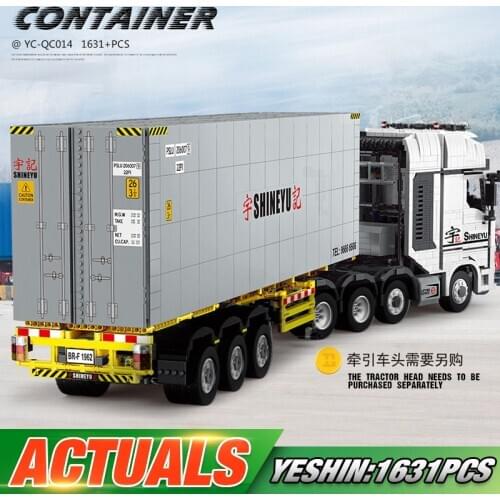 Yeshin 1:10 Technic Car Toys Building Blocks The Truck Container Compatible With 42078 Assembly Car Toys Bricks As Kids Gifts