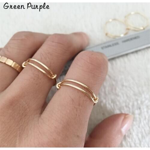 Gold Rings Minimalism Jewelry Ladies Rings Knuckle Anillos Mujer Bague Femme Wedding Bohemian Anelli Aneis Ring for Women