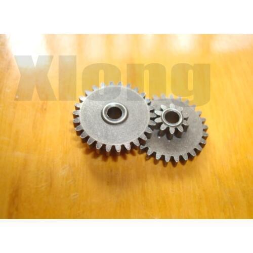 5PCS 0.5 Modulus / Double Gear / 10 Teeth-26 Teeth / Height 5.0 / Inner Hole 2.5