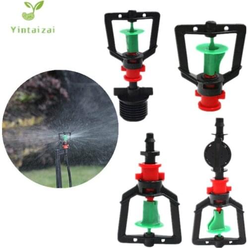 50PCS 360Degree Rotary Spinkler Greenhouse Watering Nozzle Hanging Spray Water Kits Micro Irrigation Fittings