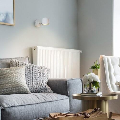 ABNT Wall Lamp Modern Style Wall light Adjustable Black/White 7W for Bedside Bedroom Mirror Light Corridor sconce AC90-220V