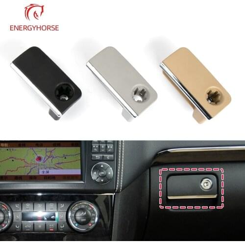 Car Glove Compartment Box Lid Switch Grip Lock Hole Replacement For Mercedes Benz W164 GL ML Class Toolbox switch Cover