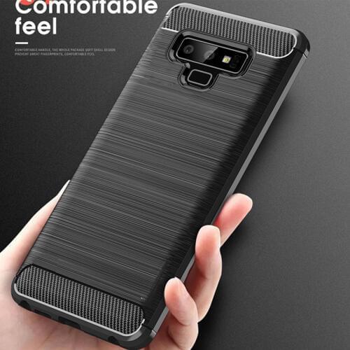 For Samsung Galaxy Note 9 Case Carbon fiber Cover 360 Full Protection Phone Case For Samsung Note 9 Cover Shockproof Bumper