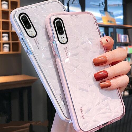 Luxury Transparent Soft Phone Case For Huawei mate 20 pro mat 30 p10 p20 p30 lite pro honor 20 10 Honor 9X Clear TPU Case cover