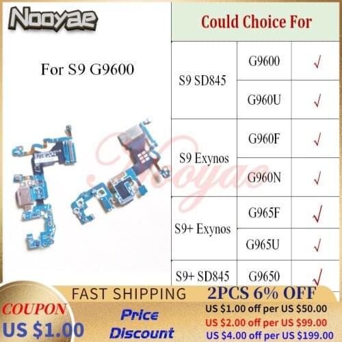 For Samsung Galaxy S9 S9+ Plus G960F G965F G960U G965U USB Dock Charging Port Charger Connect Connector Flex Cable