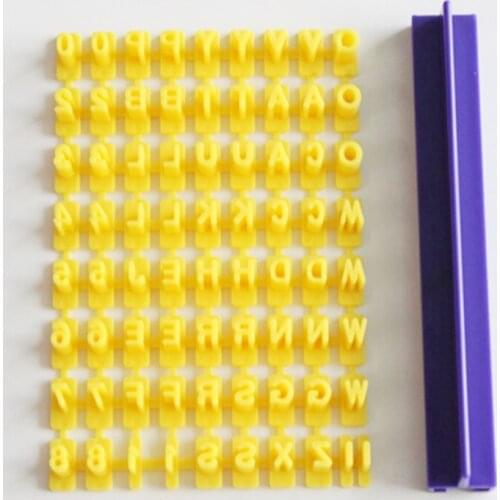 Baking Biscuit Cutter Number Alphabet Letter Fondant Cookie Stamp Mold Diy Cake Decor Makng Stamper Tools