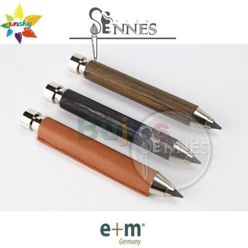 Original Germany e+m 1144 Graphic Log / Leather Engineering pen Press type Engineering pencil 5.5mm Stationery supplies