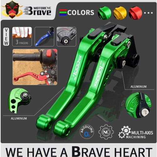 Short Motorcycle CNC Adjustable Brake Clutch Levers For Kawasaki Z1000SX 2017 2018 2019 2020 Z 1000 SX