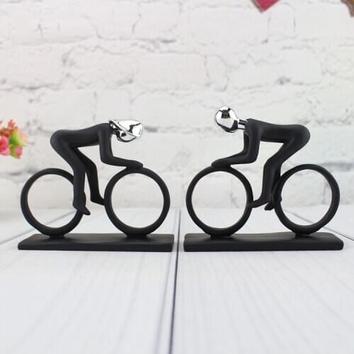 Creative Size Number Couple Resin Handicraft Sports Figure Pendant Living Room Tabletop Car Interior Decoration Article