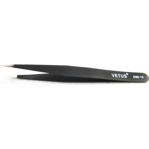5PCS/Lot ESD Tweezers Set BGA Tweezer Vetus ESD-12 for Chips Rework Reballing Machine
