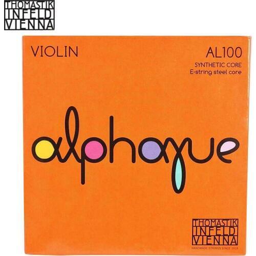 Thomastik-Infeld Alphayue Series AL100 Violin String Set 4/4 Size Violin Use