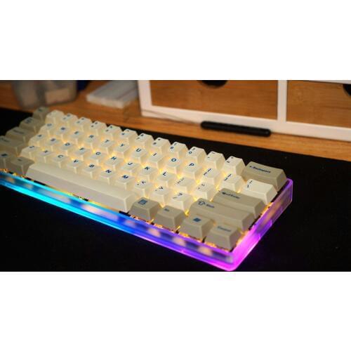 Customized PCB Bluetooth USB Type C 60% RGB Mechanical Keyboard For Gamer Support Up And Down Light Position Only PCB