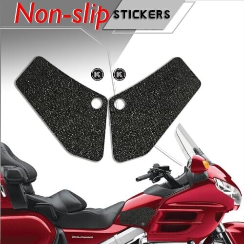 Motorcycle tank grip fuel tank traction pad side knee grip friction protector sticker for HONDA 01-10 GOLDWING