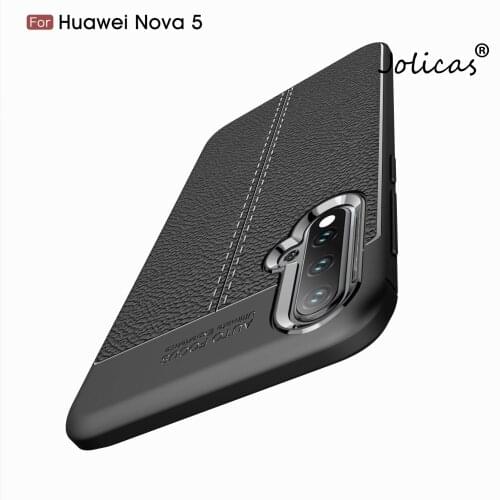Navy Blue Wallet Phone Cases For Huawei Nova 5i Lychee Pattern Shell Movil Huawei P20 Lite Nova 5T 5 8 SE Pro 5i 7 4E 4 7i 6