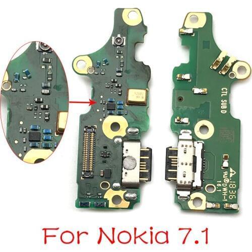 For Nokia 7 2018 TA-1095 New USB Charging Port Dock Connector Charging Port Charge Plug Board Flex Cable