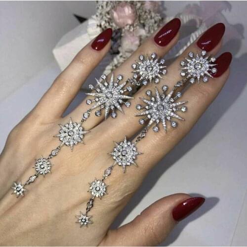 Xb449 Luxury Designer Fashion 925 Sterling Silver shinning European style Jewelry leaves shaped wedding party bz