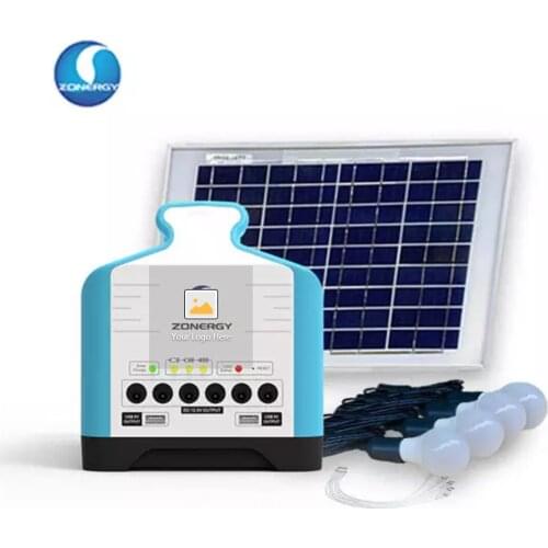 ZONERGY Off Grid Solar Power System Lithium High-power Energy Storage Power Supply